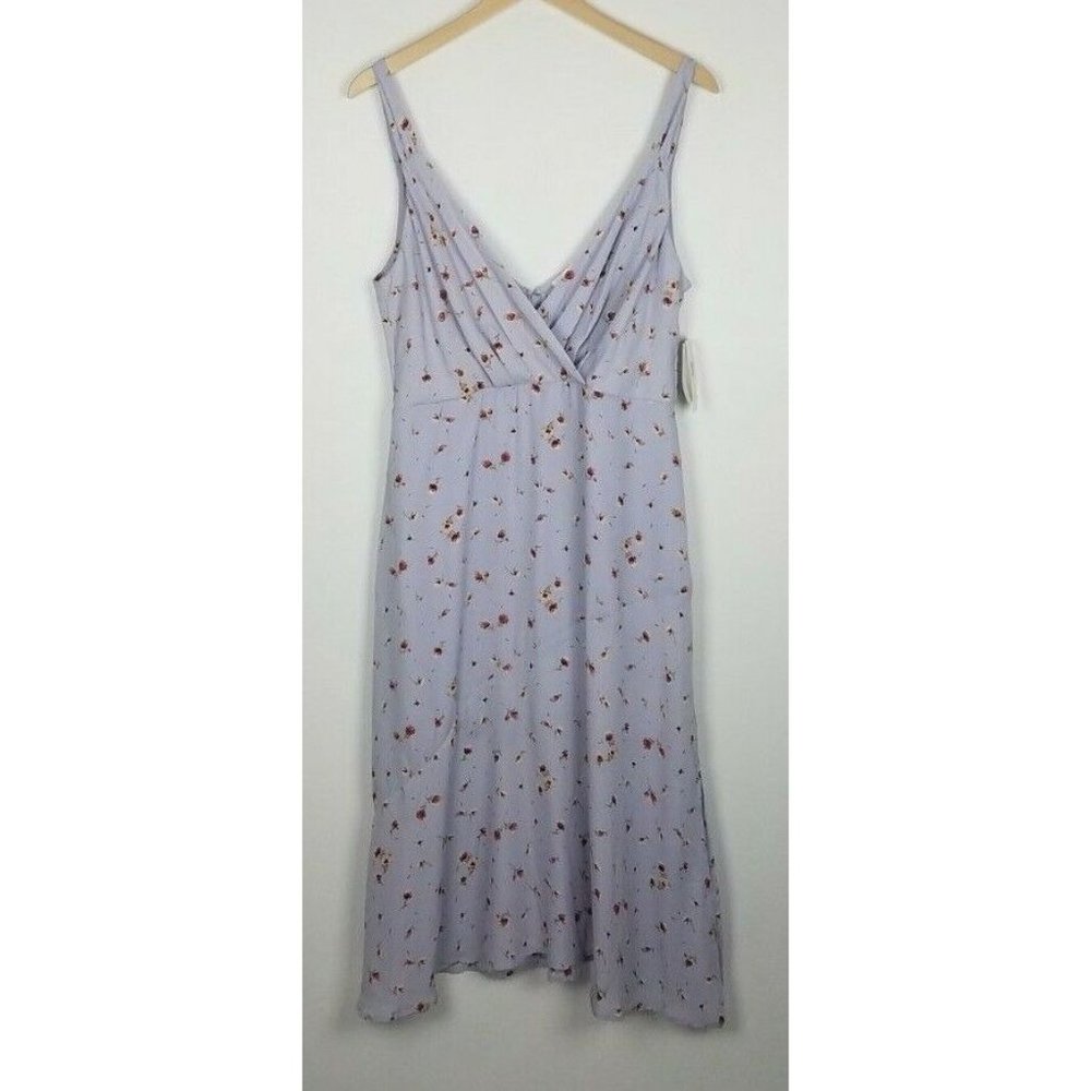 Floral Midi Dress in Lavender
